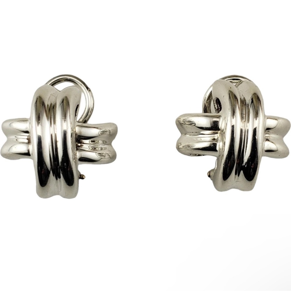 Tiffany & Co. cross earrings, excellent condition and a great graduation gift!